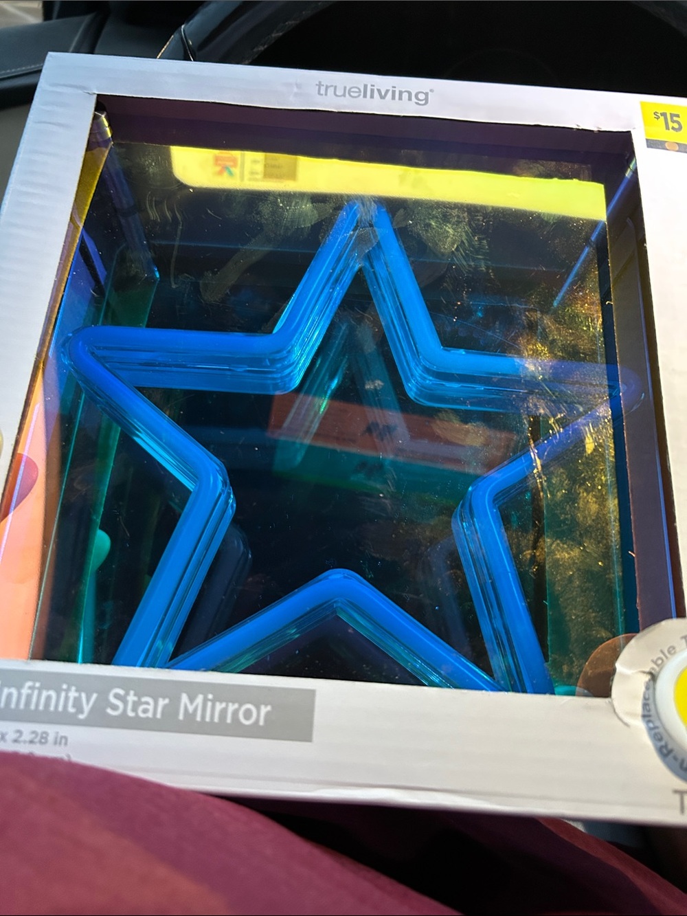 trueliving Blue Star Infinity Mirror